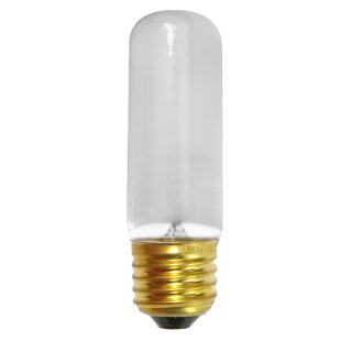 Merkur Glühbirne T28x95 Röhre 40W E27 matt 260V Glühlampe Glühbirnen warmweiß dimmbar