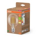 Osram LED Filament G95 Globe 3,8W = 60W E27 klar 806lm warmweiß 3000K ultra effizient