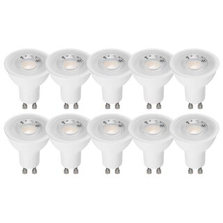 10 x LED PAR16 Reflektor 7W = 50W GU10 550lm warmweiß 2700K 36° DIMMBAR