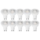 10 x LED PAR16 Reflektor 7W = 50W GU10 550lm...