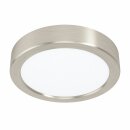 Eglo LED Deckenleuchte Aufbaupanel Fueva 5 Nickel matt...