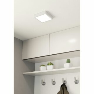 Eglo LED Deckenleuchte Aufbaupanel Fueva 5 Weiß 16x16cm 11W 1350lm Warmweiß 3000K