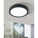 Eglo LED Deckenleuchte Aufbaupanel Fueva 5 Schwarz...