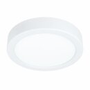 Eglo LED Deckenleuchte Aufbaupanel Fueva 5 Weiß Ø17cm 12W 1200lm Neutralweiß 4000K