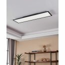 Eglo LED Smart+ Aufbaupanel Crosslink-Z Schwarz 120x30cm 33,5W 4150lm CCT 2700K-6500K Dimmbar App Google Alexa Bluetooth ZigBee