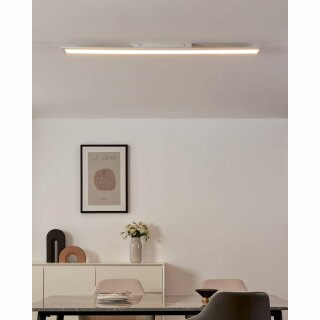 Eglo LED Smart+ Aufbaupanel Crosslink-Z Weiß 120x10cm 33,5W 4150lm CCT 2700K-6500K Dimmbar App Google Alexa Bluetooth ZigBee