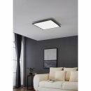 Eglo LED Smart+ Aufbaupanel Crosslink-Z Schwarz 60x60cm 33W 4100lm CCT 2700K-6500K Dimmbar App Google Alexa Bluetooth ZigBee