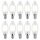 10 x Paulmann LED Filament Kerzen 5W = 40W E14 matt 470lm warmweiß 2700K DIMMBAR