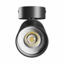 Spectrum Wandlampe Deckenleuchte Squalla Variosa Schwarz max. 10W GU10 ohne Leuchtmittel schwenkbar