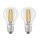 2 x Ledvance LED Filament A60 Birnen 3,8W = 60W E27 klar 806lm Warmweiß 2700K ultra effizient