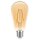 mlight LED Filament ST64 Edison 6W ~ 60W E27 Gold gelüstert 780lm warmweiß 2700K DIMMBAR