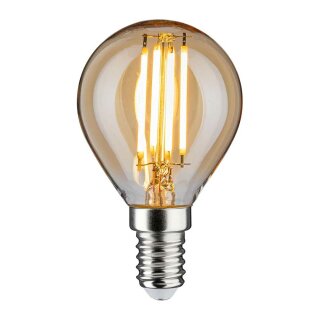 mlight LED Filament Tropfen 4W fast 40W E14 Gold 350lm Warmweiß 2700K DIMMBAR