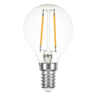 lampsplus LED FIlament Tropfen 2W fast 25W E14 klar 220lm Warmweiß 2700K