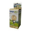 lampsplus LED Filament Tropfen 2W = 19W E14 Gold 160lm...