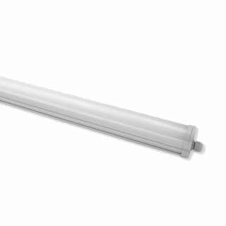 mlight LED Feuchtraum Linearleuchte 65cm Grau IP65 20W 1800lm Neutralweiß 4000K 120°