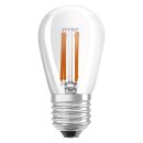 6 x Osram LED Filament Mini Edison ST45 4,8W = 33W E27 klar 360lm extra warmweiß 2200K DIMMBAR