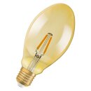 6 x Osram LED Filament Leuchtmittel Vintage 4W = 40W E27 Gold 470lm Extra Warmweiß 2400K