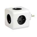 Aura Line Splitter Cube Weiß 5 x Schuko-Steckdosen...