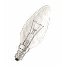 Osram Glühbirne Kerze gedreht 11W E14 klar 50lm Glühlampe Warmweiß 2700K dimmbar