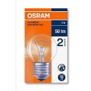 Osram Glühbirne Tropfen 11W E27 klar 50lm Glühlampe Warmweiß 2700K dimmbar