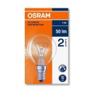 Osram Glühbrine Tropfen 11W E14 klar 50lm Glühlampe Warmweiß 2700K dimmbar