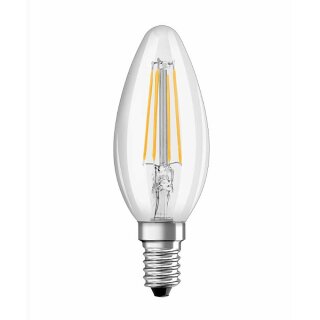 Bellalux LED Filament Kerze 4W = 40W E14 klar 470lm Neutralweiß 4000K