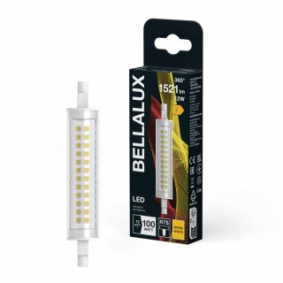 Bellalux LED Stab 118mm Slim Line 12W = 100W R7s 1521lm warmweiß 2700K