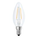 Bellalux LED Filament Kerze 3W = 25W E14 klar 250lm 840...