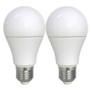 2 x Reality Leuchten LED A60 Birnen 10W = 60W E27 matt...