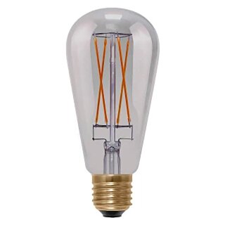 Segula LED Filament Edison ST65 5W = 22W E27 220lm Rauchglas extra warmweiß 1900K 330° DIMMBAR