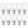 10 x Osram LED Filament P45 Tropfen 4W = 40W B22d matt 470lm warmweiß 2700K