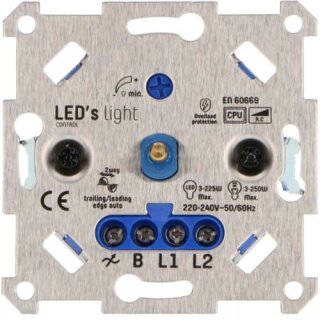 LEDs light Universaldimmer Phasenan-/ Phasenabschnitt für LED 3-225W & Halogen 3-250W