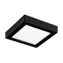 Eglo LED Deckenleuchte Aufbaupanel Idun Schwarz 17x17cm...