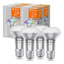 4 x Ledvance LED Smart+ R63 Reflektor 4,7W = 60W E27 matt...