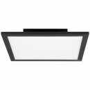 Brilliant LED Aufbaupanel Deckenleuchte Buffi Schwarz 30x30cm 18W 1800lm neutralweiß 4000K