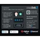 Eglo LED Smart Pendelleuchte Crosslink-Z Nickel matt 2 x 17W 4800lm RGB + CCT Dimmbar App Google Alexa Bluetooth ZigBee