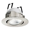 Eglo LED Smart Einbauleuchte Crosslink-Z Nickel matt...