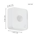 Eglo Smart Bewegungsmelder Connect Sensor Weiß IP44 3 x AA Batterien Bluetooth