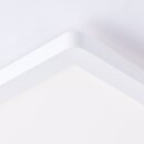 Brilliant LED Deckenleuchte Aufbaupanel Milton Weiß 42x42cm 24W 3200lm Neutralweiß 4000K