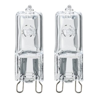 2 x Paulmann Eco Halogen Leuchtmittel Halo+ Stiftsockel 35W G9 klar 2000h warmweiß dimmbar