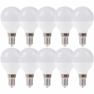 10 x mlight LED Tropfen 3W = 25W E14 matt 250lm warmweiß 2900K