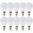 10 x mlight LED Tropfen 3W = 25W E14 matt 250lm...