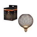 Osram LED Globe G125 Decor Flat 3,5W = 28W E27 Schwarz...