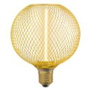 Osram LED Filament Globe G125 Decor Straw 3,5W = 16W E27 Gold 150lm extra warmweiß 1800K DIMMBAR