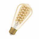 Osram LED Spiral Filament Edison ST64 Vintage 1906 8,8W = 60W E27 Gold 806lm extra warmweiß 2400K DIMMBAR