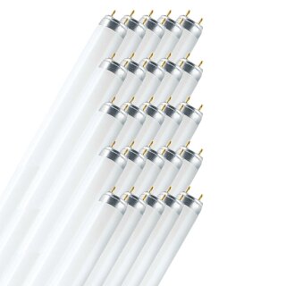 25 x Osram Leuchtstofflampe T8 L 18W/940 Lumilux De Luxe Cool White G13 4000K neutralweiß