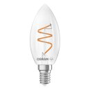 Osram LED Spiral Filament Kerze Vintage 1906 3,1W = 28W E14 klar 300lm warmweiß 2700K Ra>90 DIMMBAR