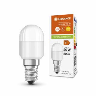 Ledvance LED T26 Röhre 2,3W = 20W E14 Matt 200lm Warmweiß 2700K