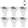 6 x LED Reflektor 6W GU10 Linse 435lm Warmweiß 3000K Spot 10°