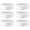 6 x LED 5W GX53 matt 425lm warmweiß 2700K...